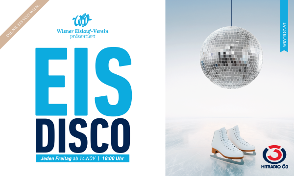 Wiens coolste Party kehrt zurück – die legendäre WEV Eisdisco! 