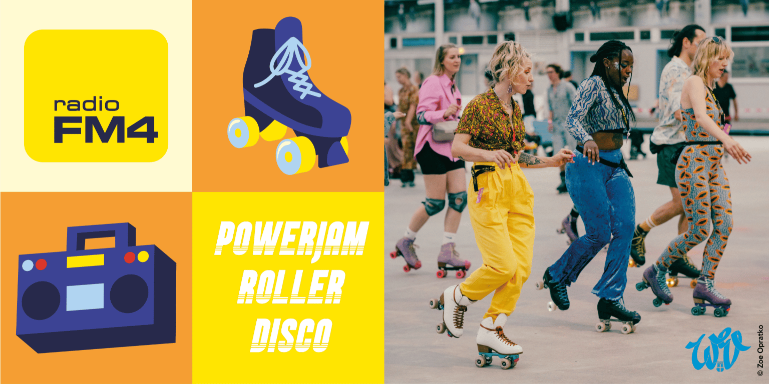 Bereit für die coolste Roller Disco in Wien am 1.6